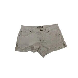 We The Free Free People Button Fly Cut Off Distressed Shorts Womens 26 Off White